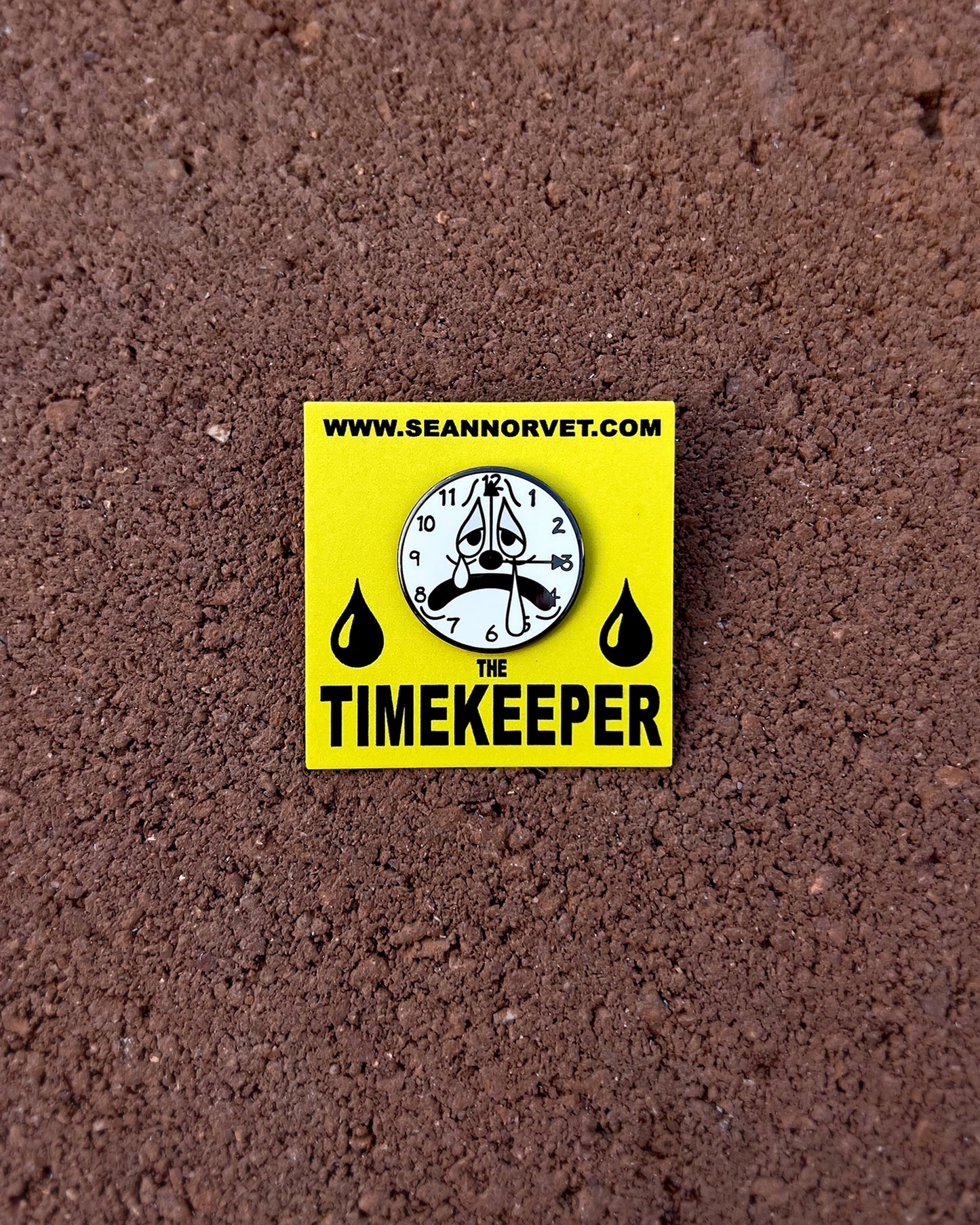 "Timekeeper" Enamel Pin